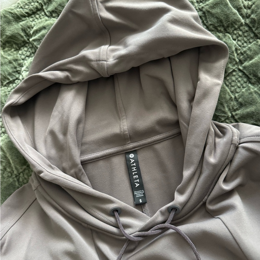 Athleta Stone Gray Hoodie